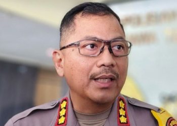 Kabid Humas Polda Jawa Tengah Kombes Pol. Artanto saat dimintai keterangan soal mangkirnya Kaprodi Anestesi Undp dari pemeriksaan kasus pemerasan PPDS, Kamis (2/1).