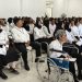 Sejumlah peserta PPPK sedang menunggu giliran untuk masuk ke ruang ujian, belum lama ini. (Ibnu Muntaha | Harianmuria.com)