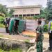 Truk kontainer yang terguling di tanjakan Mantingan, Jepara. (Tomi Buadianto/Harianmuria.com)