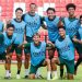 Skuad Laskar Kalinyamat saat latihan menjelang laga pamungkas melawan PSPS Pekanbaru. (M Aminudin/Harianmuria.com)