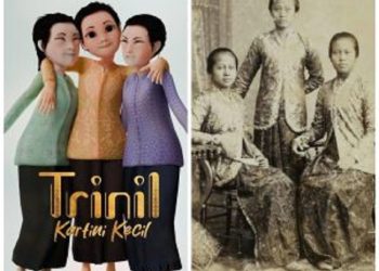 Ilustrasi film “Trinil” yang mengisahkan masa kecil Kartini. (Humas | Harianmuria.com)