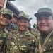 Bupati Blora Arief Rohman (kanan) swafoto bersama Mendagri Tito Karnavian dan Gubernur Jawa Tengah Ahmad Luthfi di sela retret. (Dok. Pribadi/Harianmuria.com)
