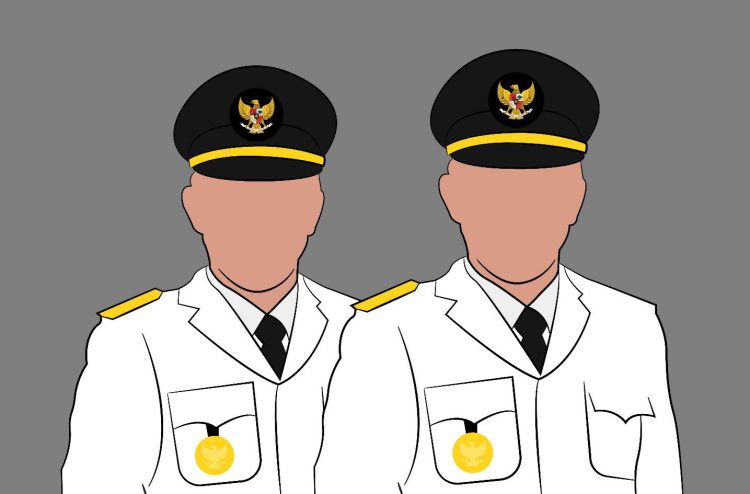 Ilustrasi pasangan kepala daerah. (Istimewa/Harianmuria.com)