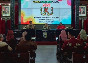 Sosialisasi LKJ di Pendapa Demak, Kamis (13/3/2025). (Burhan Aslam/Harianmuria.com)
