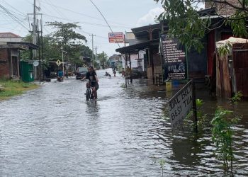 Bencana banjir yang terjadi di wilayah Kabupaten Demak yang disebabkan cuaca ekstrem beberapa waktu lalu. (Burhan Aslam/Harianmuria.com)