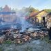 Rumah Suparjo, warga Desa Cangkring, Kecamatan Tegowanu, Grobogan ludes terbakar akibat korsleting arus pendek listrik. (Dok. Polsek Tegowanu/Harianmuria.com)