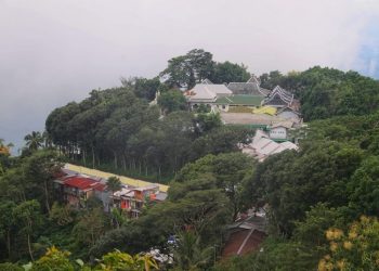 Kawasan Wisata Makam Sunan Muria di Desa Colo, Kecamatan Dawe, Kudus yang akan dikembangkan dengan konsep kereta gantung (gondola). (Nisa HS/Harianmuria.com)