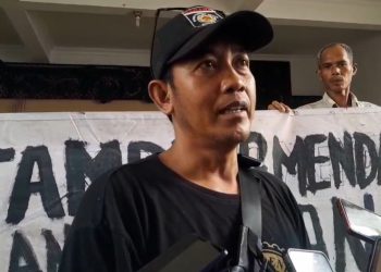 Selamet Riyanto, perwakilan warga Sukolilo yang terdampak aktivitas penambangan galian C ilegal. (Setyo Nugroho/Harianmuria.com