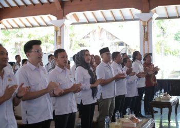 Anggota Komisi B DPRD Pati Yeti Kristianti menghadiri pelantikan BPC HIPMI Pati periode 2025–2028, baru-baru ini. (Setyo Nugroho/Harianmuria.com)