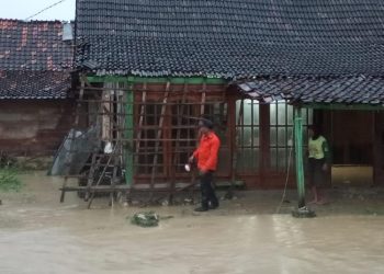 Banjir menggenangi rumah warga di Kabupaten Blora. (Dok. BPBD Blora/Harianmuria.com)