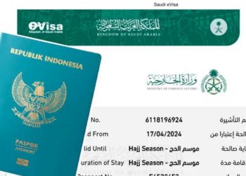 Ilustrasi e-Visa jemaah haji. (Dok. Kemenag/Harianmuria.com)