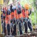 Anak-anak menikmati wahana outbond di Resto MVR Kudus. (Nisa HS/Harianmuria.com)