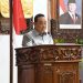 Bupati Grobogan Setyo Hadi menyampaikan pengajuan Raperda tentang Penyertaan Modal kepada BUMD dalam forum Rapat Paripurna DPRD Grobogan, Senin, 30 Juni 2025. (Ahmad Abror/Harianmuria.com)