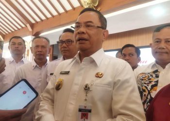 Bupati Pati, Sudewo, menyampaikan progres regrouping sekolah dasar yang hampir final. (Foto: Setyo Nugroho/Harianmuria.com)