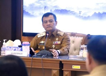 Gubernur Jawa Tengah Ahmad Luthfi memaparkan terobosan untuk mengurangi Tingkat Pengangguran Terbuka (TPT) di Jateng. (Dok. Humas Pemprov Jateng/Harianmuria.com)