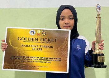 Karateka cilik Grobogan Faradiba Hanna siap berlaga di kejuaraan internasional di Malaysia. (Dok. Dojo Patriot Inkado/Harianmuria.com)