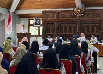 Kegiatan Pelatihan Integrasi Lingkungan Hidup dalam Kurikulum Pendidikan, yang digelar di Ruang Rapat Lantai 4 Gedung A Setda Kudus, Rabu, 25 Juni 2025. (Nisa HS/Harianmuria.com)