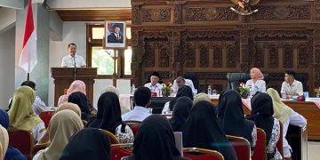 Kegiatan Pelatihan Integrasi Lingkungan Hidup dalam Kurikulum Pendidikan, yang digelar di Ruang Rapat Lantai 4 Gedung A Setda Kudus, Rabu, 25 Juni 2025. (Nisa HS/Harianmuria.com)