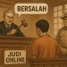 Ilustrasi majelis hakim menjatuhkan vonis terhadap terdakwa kasus judi online. (AI/Harianmuria.com)