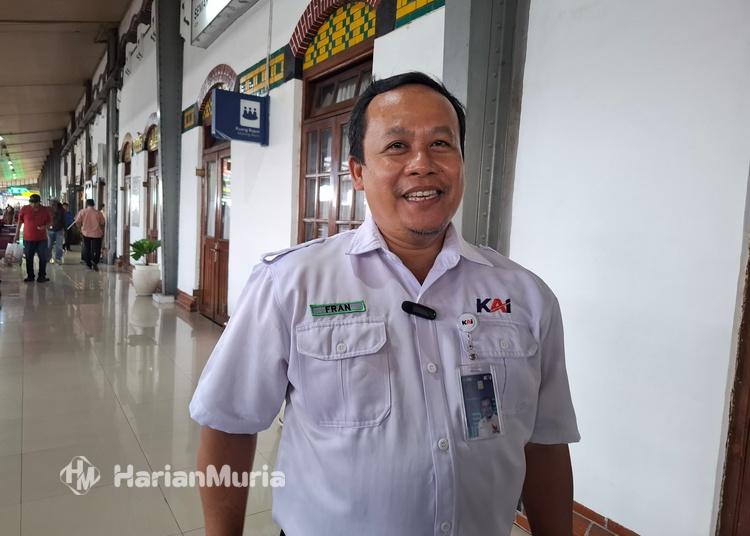 KAI Daop 4 Semarang menyebut jumlah penumpang kereta api di Blora naik 5 persen.