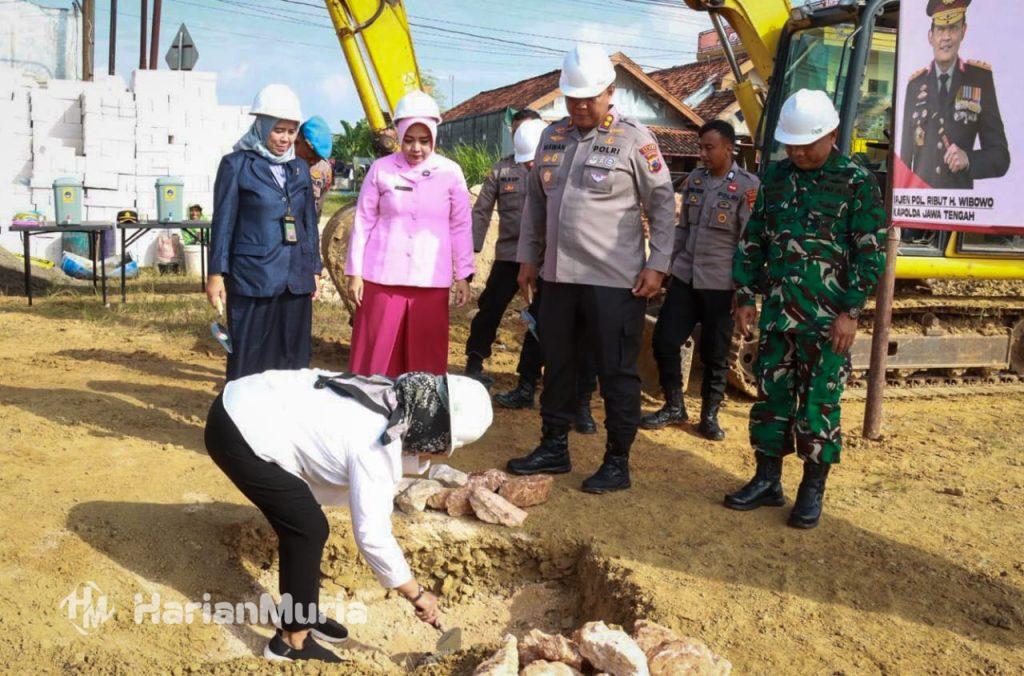 Dukung Program Makan Bergizi Gratis, SPPG Polres Blora Mulai Dibangun 2 SPPG