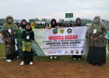 Ribuan Santri Meriahkan Pawai dan Wisuda TPQ 2025 di Blora