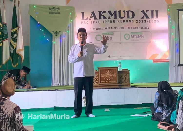 Kunci Masa Depan NU: Imam Subhi Tekankan Pentingnya Kaderisasi Sejak Dini - Harianmuria Anggota DPRD Jepara, Imam Subhi, menegaskan pentingnya kaderisasi NU sejak dini dalam Pelatihan Kader Muda (Lakmud) IPNU-IPPNU Kedung.