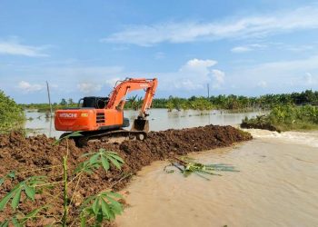 Pemkab Demak fokus melakukan normalisasi sungai untuk mengatasi sedimentasi dan mencegah banjir.