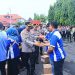 Polres Kudus menggelar Apel Akbar Kebangsaan Buruh 2025 bersama serikat pekerja untuk memperkuat sinergi menjaga kondusivitas wilayah dan menumbuhkan semangat nasionalisme.