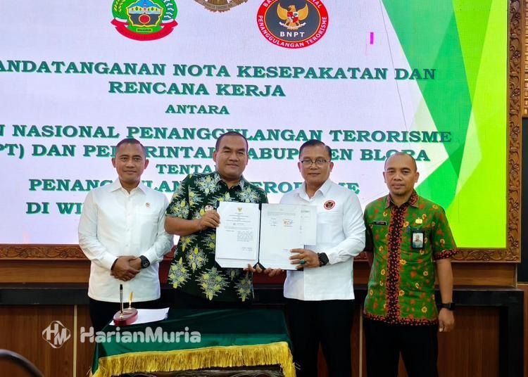 BNPT menegaskan Blora dalam kondisi aman dari terorisme, namun perempuan dan anak dinilai masih rentan terpapar radikalisme.