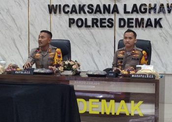 Kasus kejahatan di Kabupaten Demak naik 9,79 persen sepanjang 2025, tetapi pelanggaran pekat dan pelanggaran lalu lintas justru turun signifikan.
