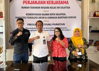 Rutan Salatiga meluncurkan inovasi 'Tiyang Panutan' untuk memperkuat layanan keagamaan, psikologi, dan bantuan hukum bagi warga binaan.
