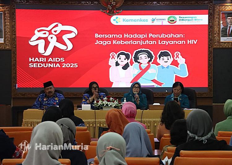 Kasus HIV di Blora turun pada 2025, namun Wabup Sri Setyorini menegaskan penanganan HIV tidak boleh kendor dan layanan harus tetap inklusif serta berkelanjutan.