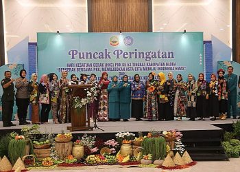 Wakil Bupati Blora mengapresiasi peran strategis PKK dalam pembangunan daerah pada Puncak HKG PKK ke-53 di Blora.