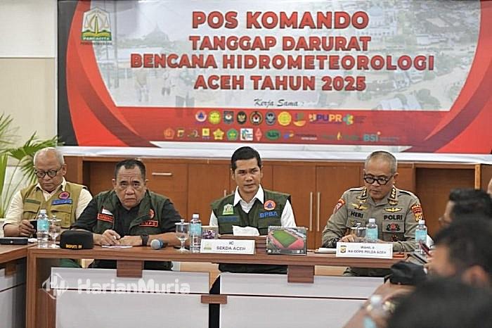 Pemerintah Aceh merilis update terbaru penanganan darurat bencana hidrometeorologi 2025, sebanyak 441.842 warga terdampak dan 207.017 mengungsi.