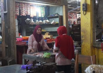 Harga bahan pokok di Kota Pekalongan awal 2026 fluktuatif, cabai dan bawang merah turun tajam.