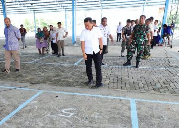 Relokasi pedagang sayur Pasar Bitingan ke Pasar Saerah Kudus dimulai 8 Januari 2026, Bupati Sam’ani memastikan fasilitas pasar siap.