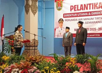 Resmi menjabat Dirut PDAM Kota Semarang, Ady Setiawan menargetkan penambahan 10.000 pelanggan baru per tahun dan fokus perluasan layanan air bersih.
