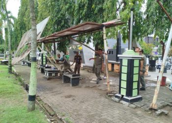 Shelter Dibongkar, Alun-alun Blora Akan Jadi Zona Merah Pedagang