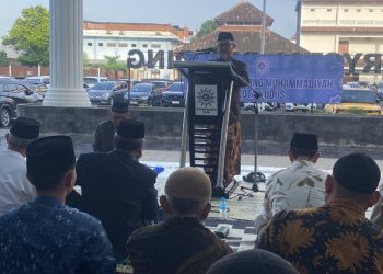 Mendikdasmen Abdul Mu’ti Rayakan Idulfitri di Kudus, Sampaikan Pesan Ini 