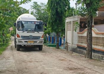 Jalan Dukuh Gunungrowo Blora Makin Rusak Terdampak Kendaraan Berat Proyek IJD 2025