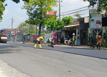 Pakai Anggaran Rp1 M, Rehabilitasi Jalan Sudirman Blora Dilanjutkan