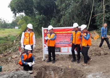 Ditunggu 25 Tahun, Pembangunan Jembatan Gantung Ringinarum Kendal Dimulai