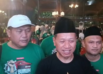 Sejumlah Buruh dari Kudus Ikut Peringatan Hari Buruh di Monas Jakarta