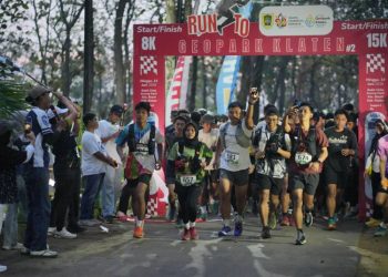 Pamerkan Pesona Alam, Run to Geopark Klaten Diikuti Pelari Lokal dan Mancanegara