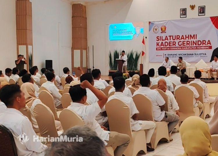 Gerindra Rembang Yakini Sudaryono Punya Modal Bawa Program MBG Lebih Baik - Harianmuria ILUSTRASI: Silaturahmi kader Partai Gerindra di Kabupaten Rembang. (dok for Harianmuria.com)