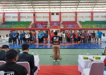Ratusan Atlet se-Jateng Ikuti Kejurprov Gulat Piala Kepala Disporabudpar Grobogan