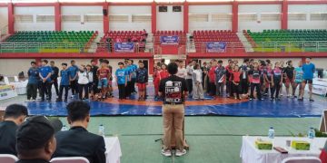Ratusan Atlet se-Jateng Ikuti Kejurprov Gulat Piala Kepala Disporabudpar Grobogan