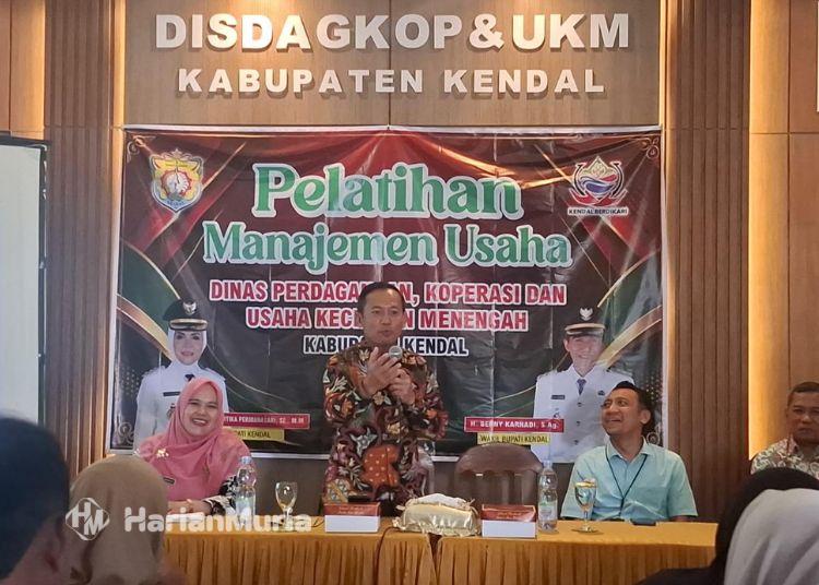 Targetkan Naik Kelas, Puluhan Pelaku UMKM Kendal Dilatih Manajemen Usaha - Harianmuria Suasana pelatihan manajemen usaha yang diselenggarakan Dinas Perdagangan, Koperasi, dan Usaha Kecil Menengah (Disdagkop UKM) Kabupaten Kendal pada Kamis, 30 Juli 2026. (dok for Harianmuria.com)