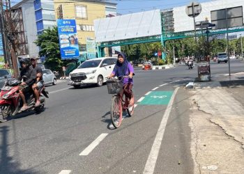 Pemkab Kudus Tambah Marka Jalur Sepeda, Anggarannya Capai Rp900 Juta